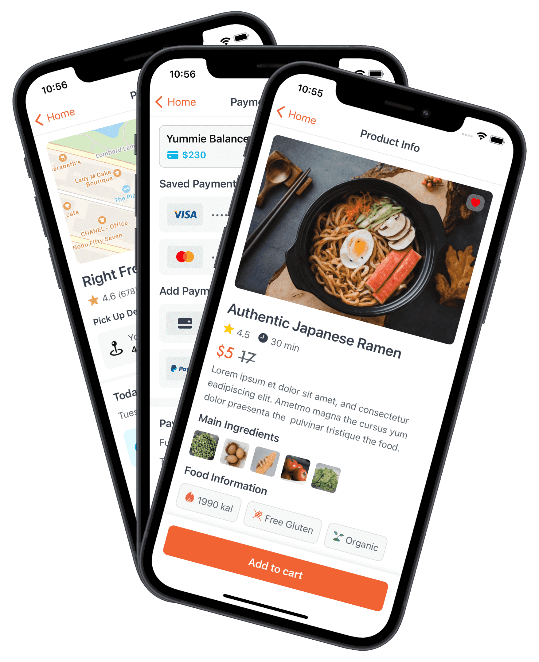 design system, food delivery, app, ui, ux, uikit