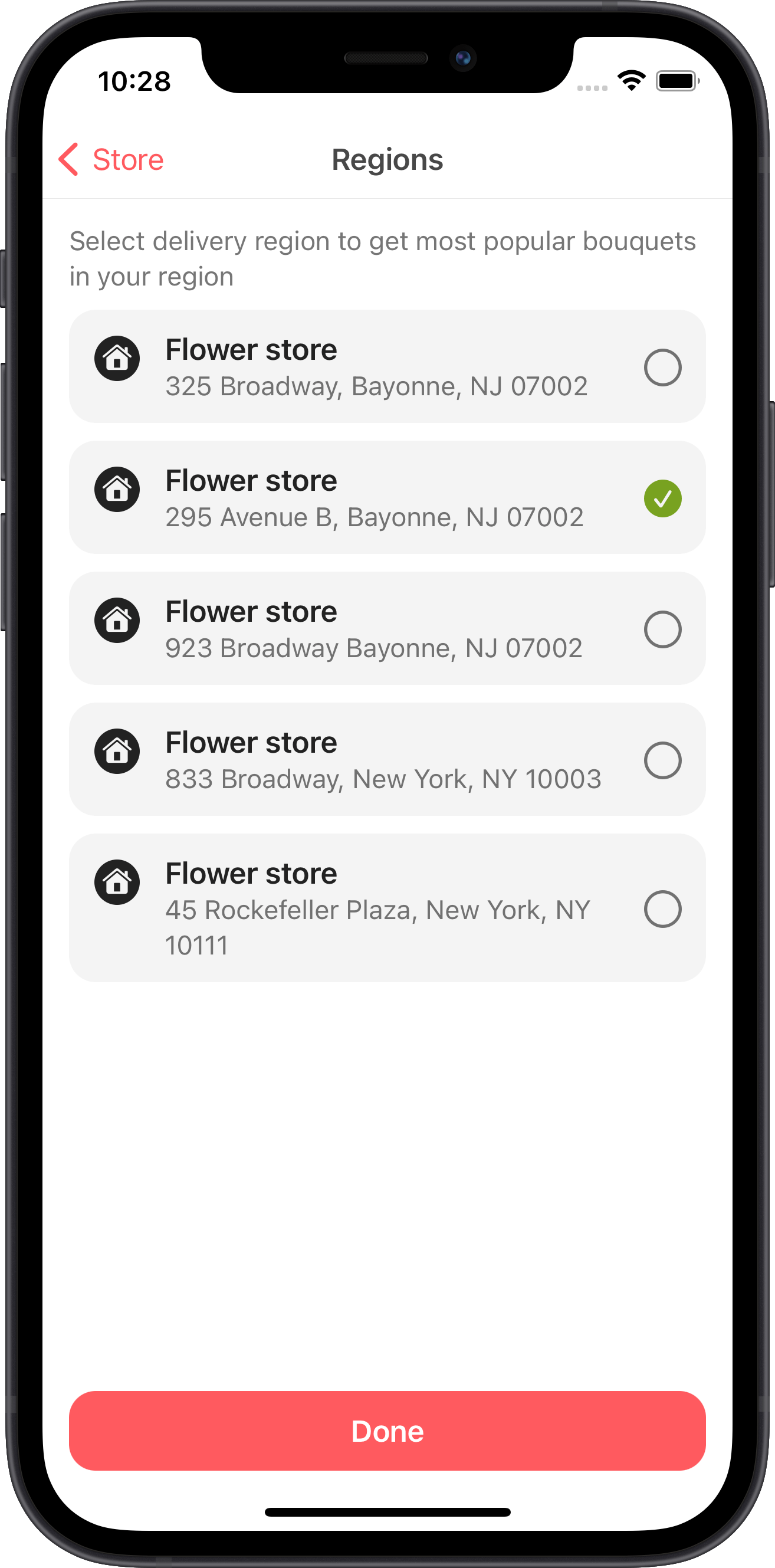 design system, flowers store, app, ui, ux, uikit